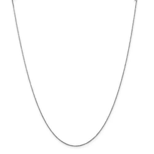 14K White Gold .70mm Rope Chain 20in