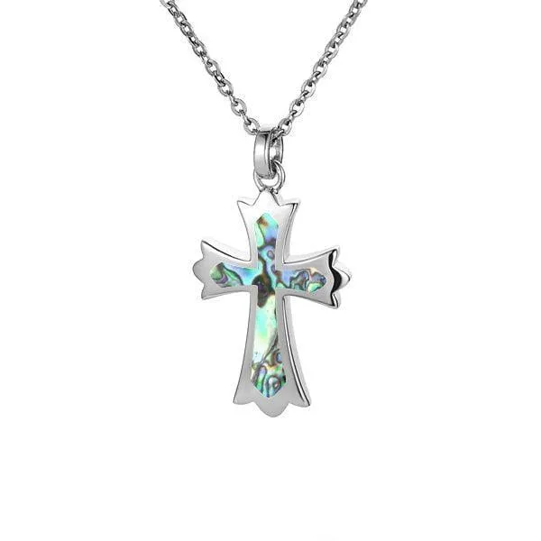 Abalone Regal Cross Pendant