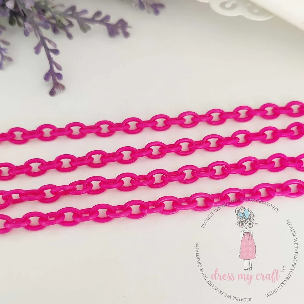 Acrylic Chain #2 - Magenta