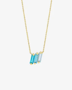 Amalfi Midi Light Blue Ombre Pendant