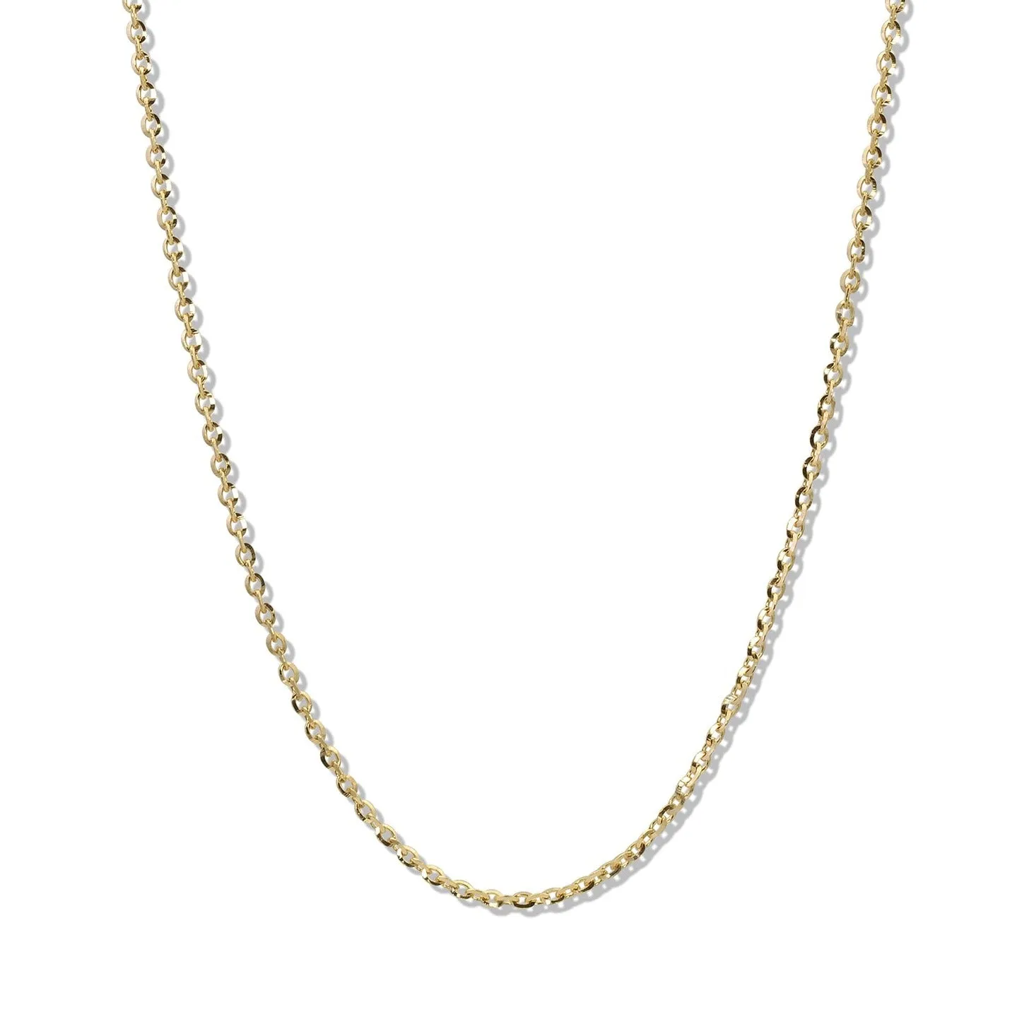 Athena Oval Diamond Cut Chain