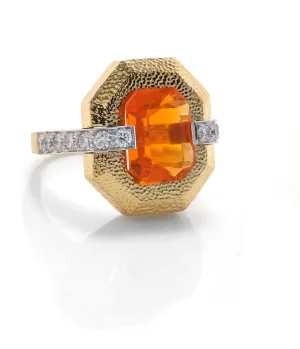 Avenue Ring, Fire Opal