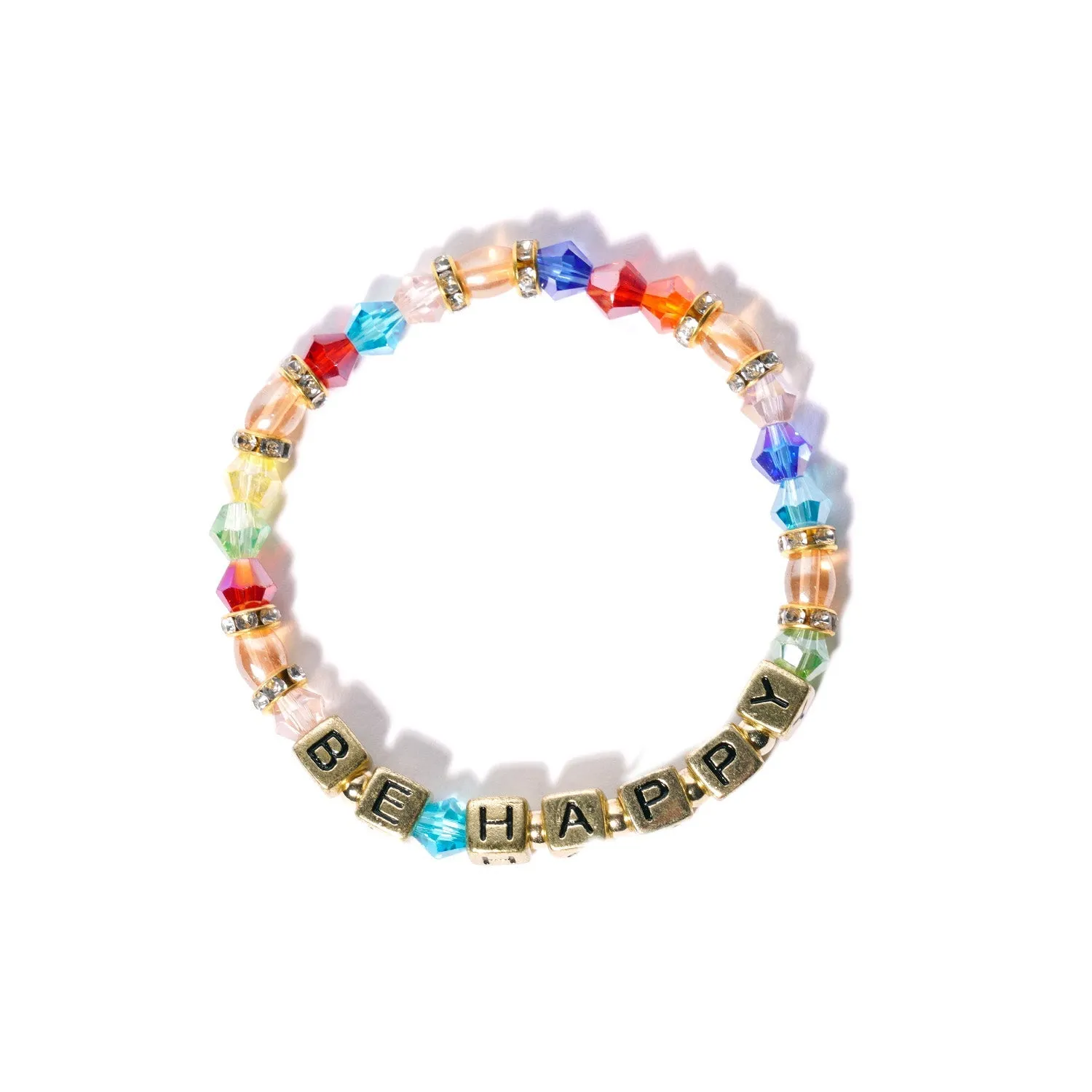 Be Happy Stretch Bracelet