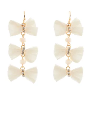 Bow Chain Earrings