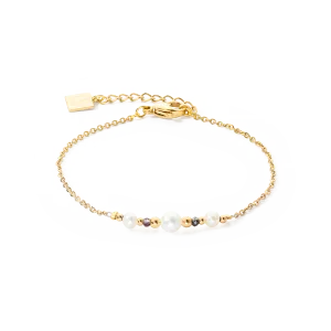 Bracelet Modern Princess Freshwater Pearls gold