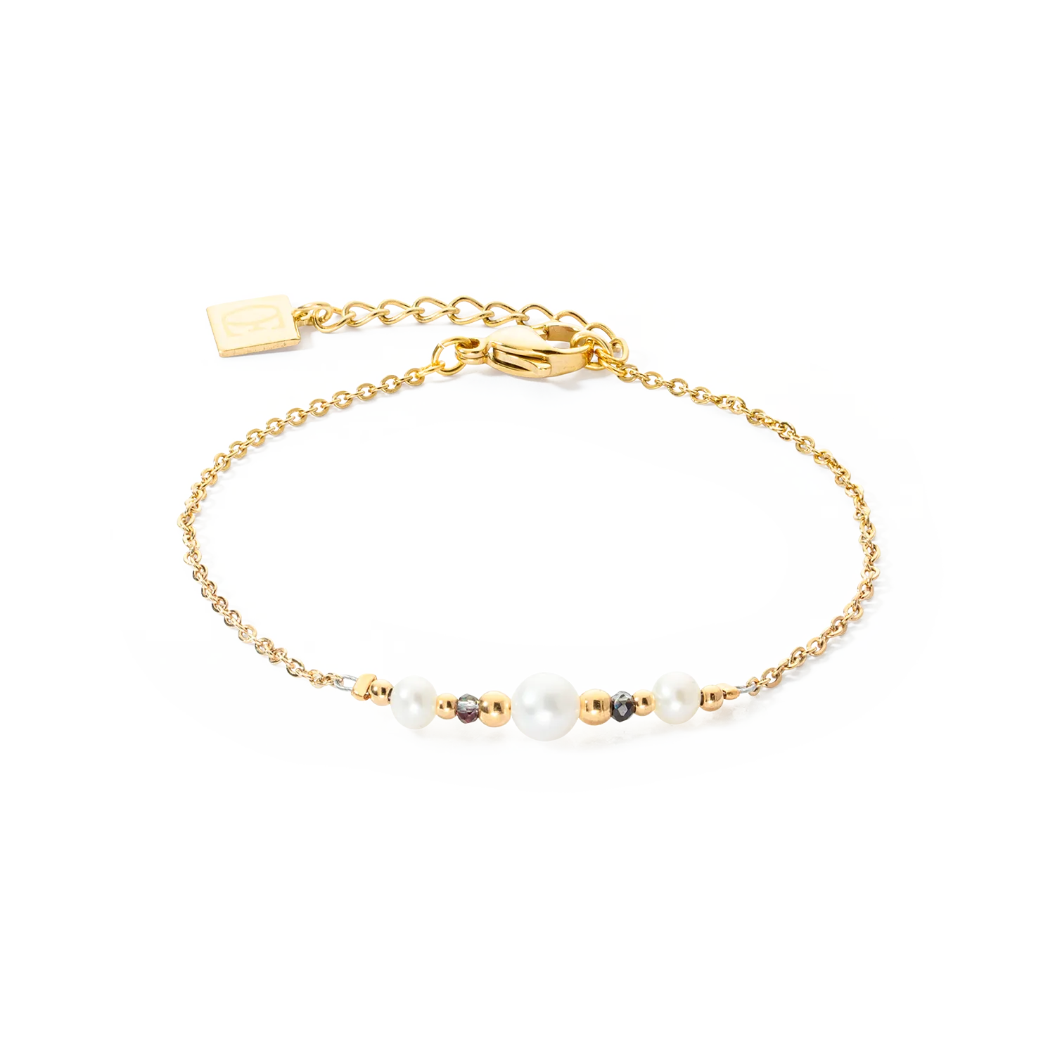 Bracelet Modern Princess Freshwater Pearls gold