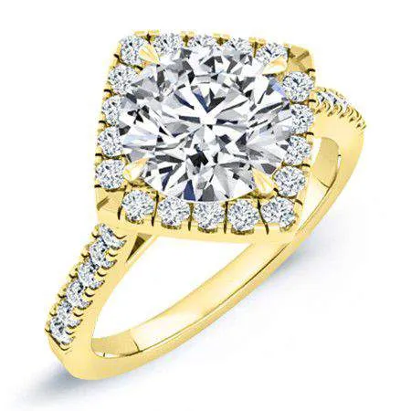 Cattleya - Round Lab Diamond Engagement Ring (IGI Certified)