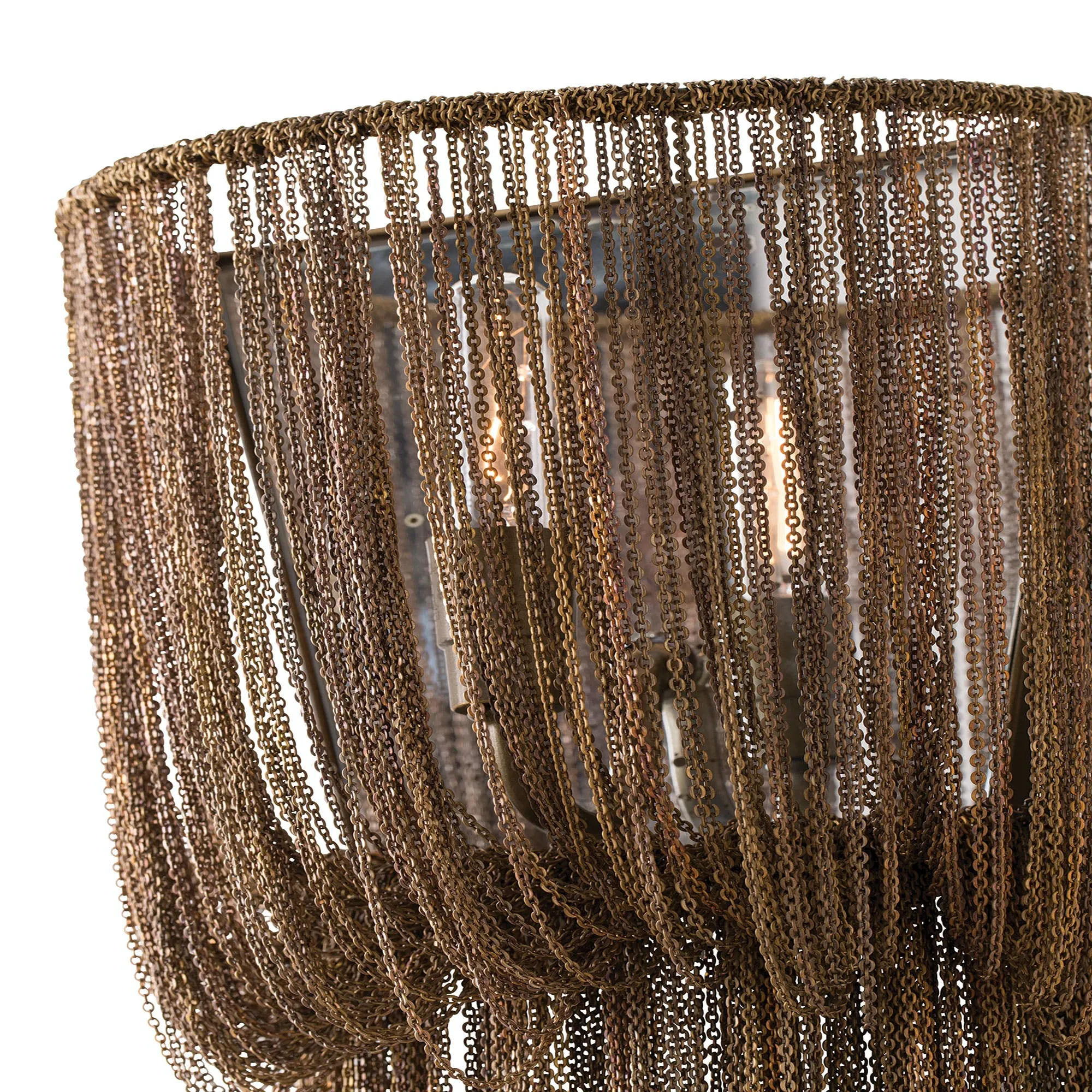 Chain Link Tassel Sconce