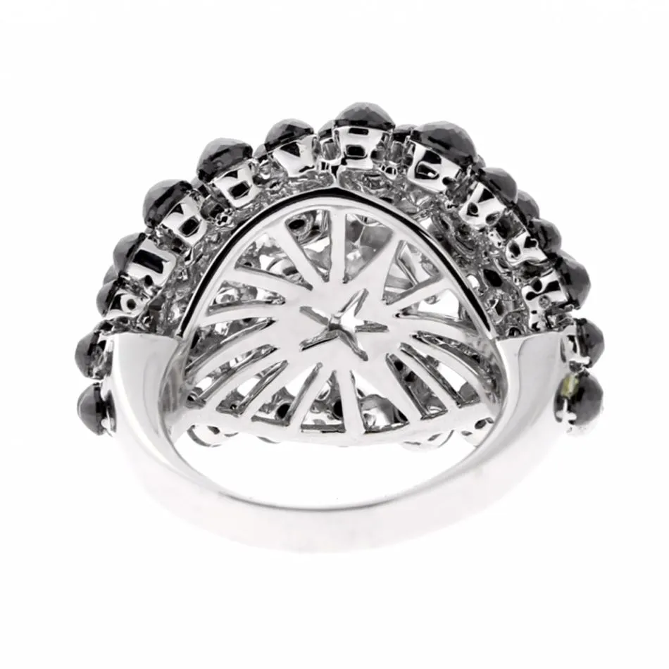 Charade Diamond Cocktail Star White Gold Ring