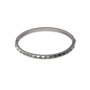 Coeur De Lion Anthracite Spikes Bangle