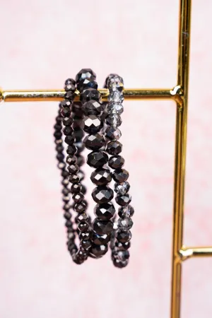 Crystal Avenue Perfect Plans Hematite Beaded Bracelet Set