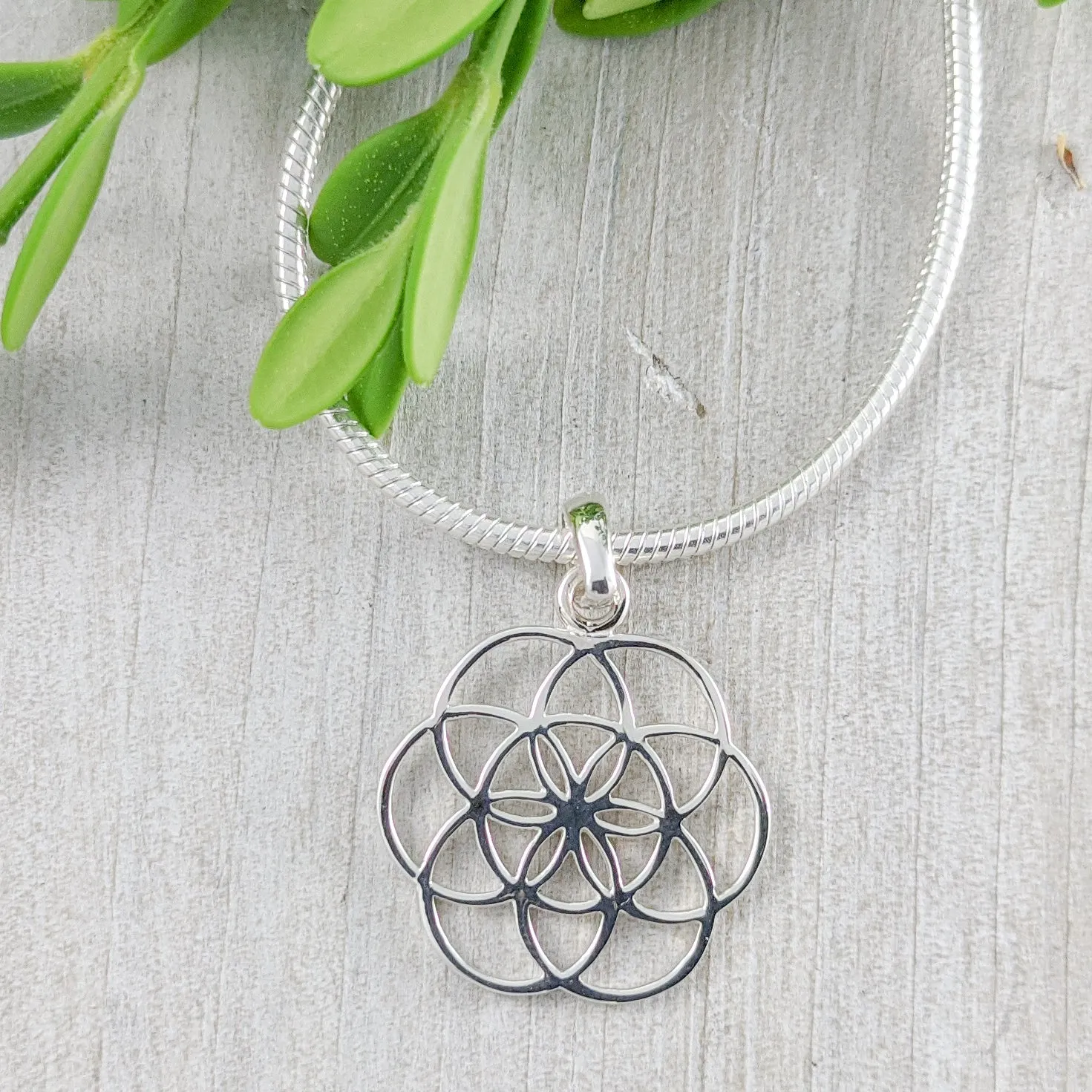 Delicate Flower of Life Pendant