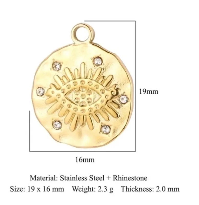 Elegant Classic Style Heart Shape Titanium Steel Plating Inlay Zircon Charms