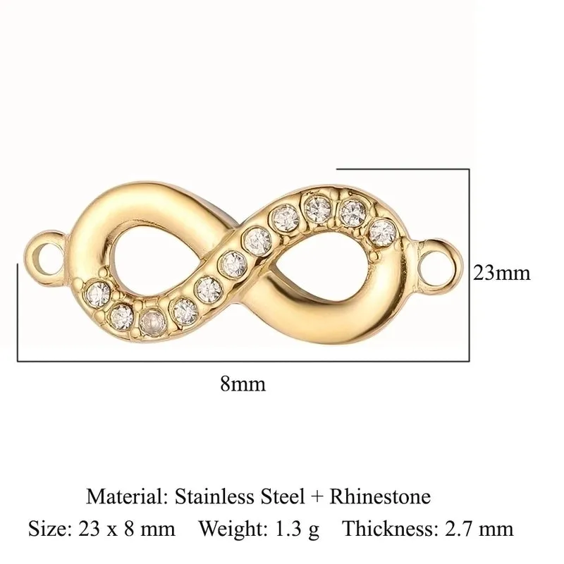 Elegant Classic Style Heart Shape Titanium Steel Plating Inlay Zircon Charms