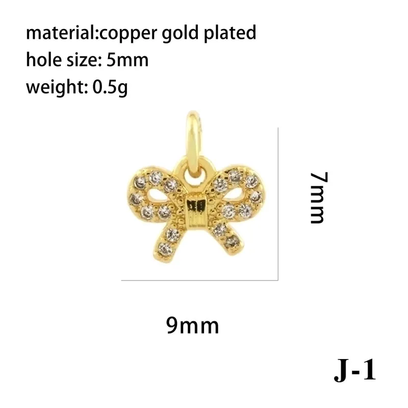 Elegant Simple Style Bee Dragonfly Butterfly Copper Plating Inlay Zircon 18k Gold Plated Charms