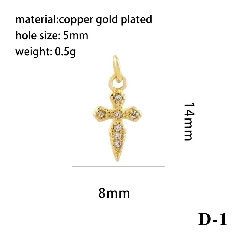 Elegant Simple Style Bee Dragonfly Butterfly Copper Plating Inlay Zircon 18k Gold Plated Charms