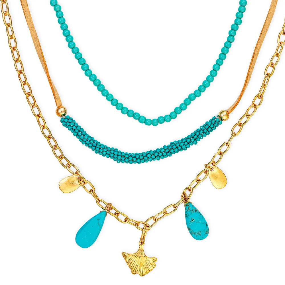 Elsa River Layered Necklace