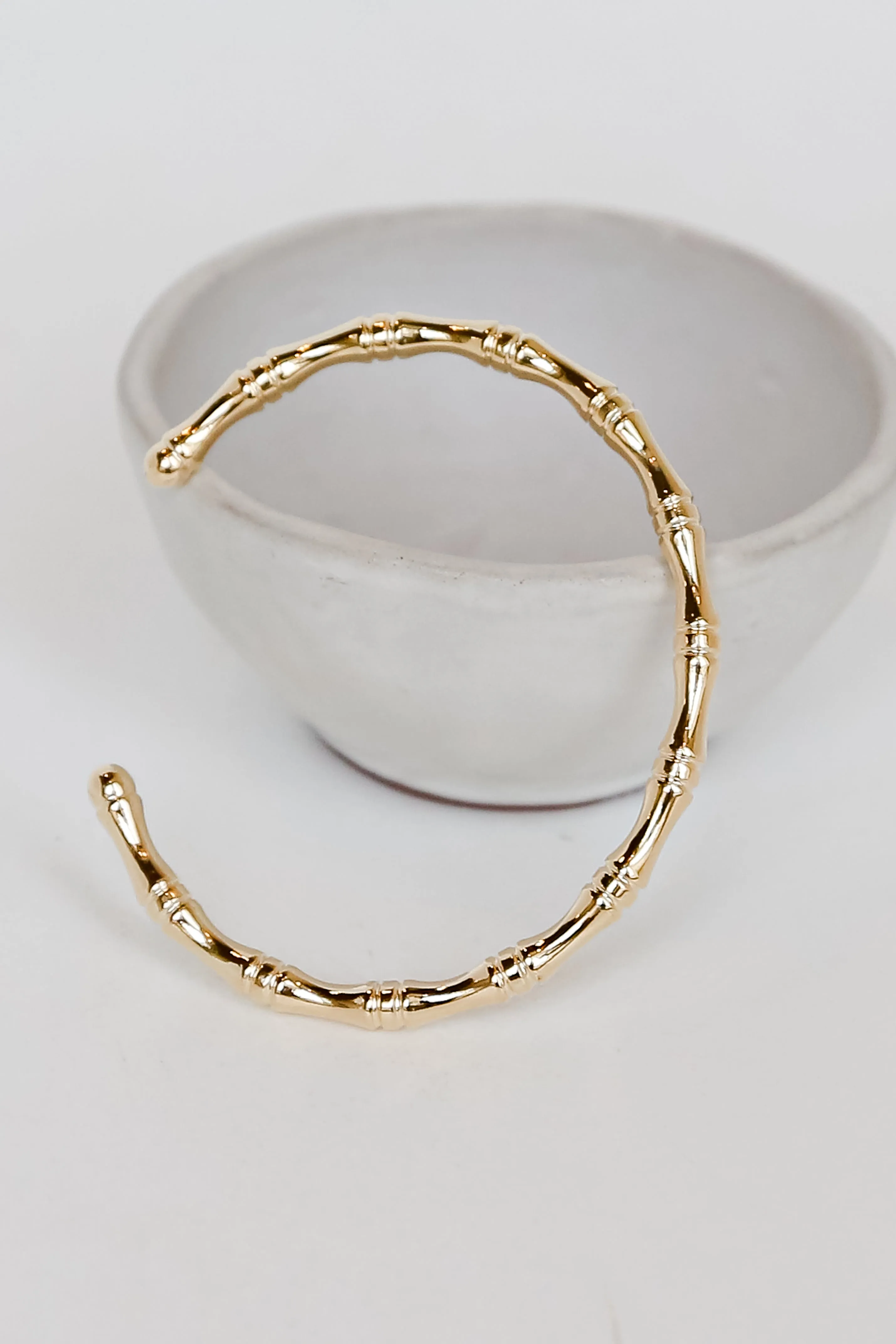 FINAL SALE - Rosie Gold Cuff Bracelet