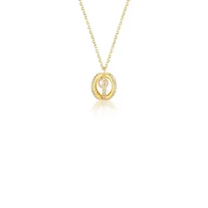 Georgini Majesty Freshwater Pearl Pendant - Gold