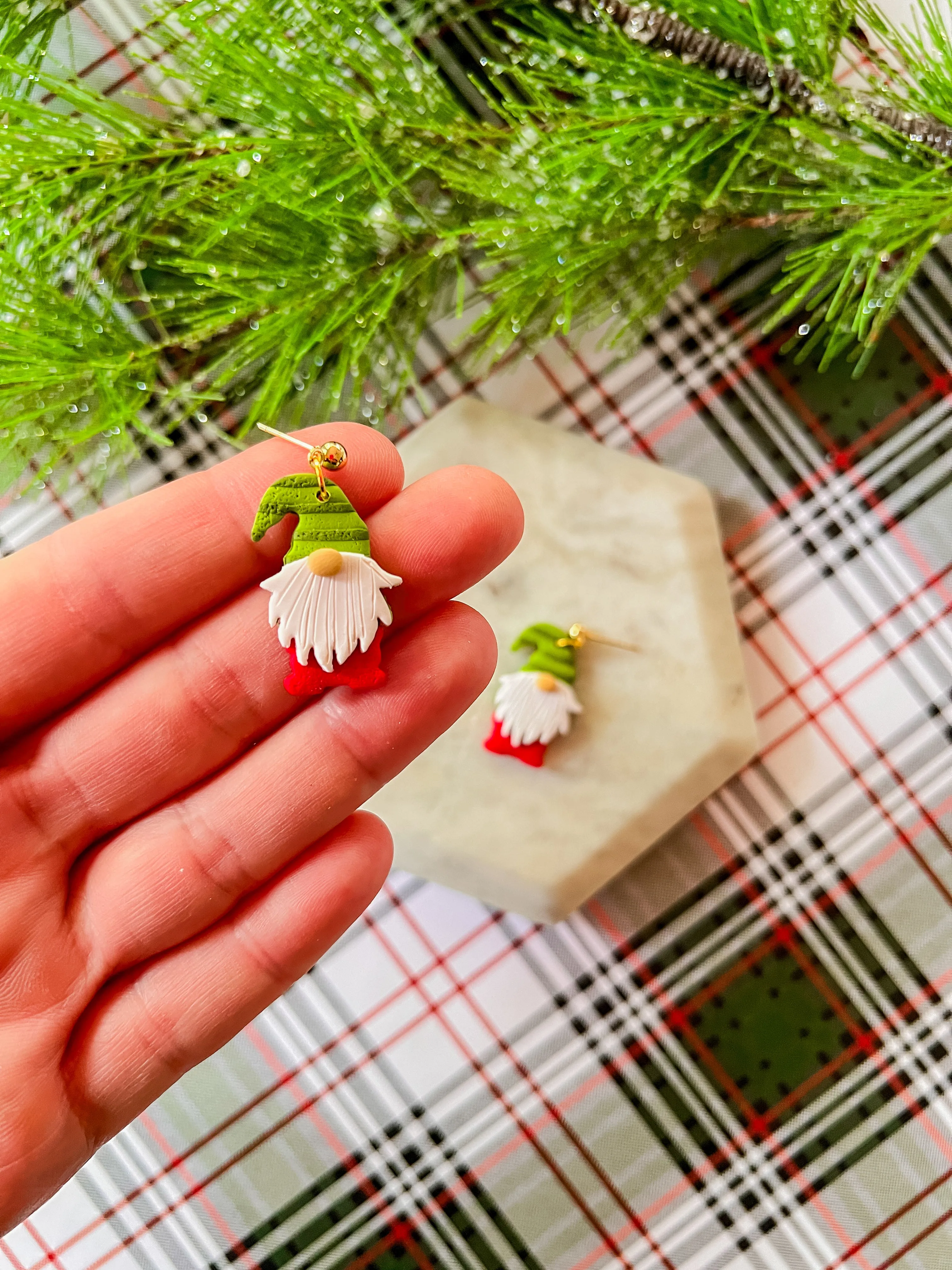 Gnome Earrings | Clay Earrings