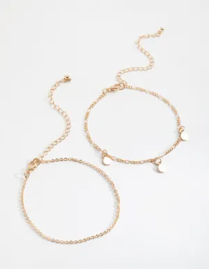 Gold Jingly Bracelet Pack