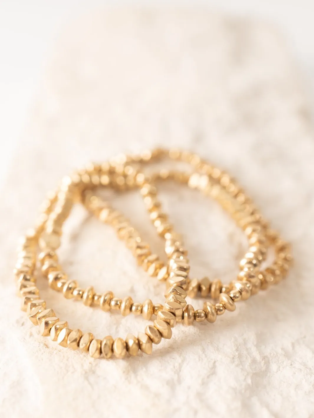 Gold Stacking Bracelet