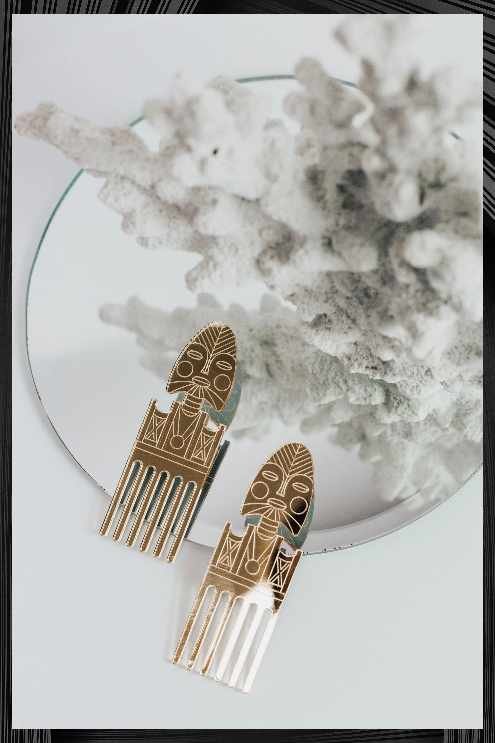 Golden Warrior Earrings | Quick Shipping