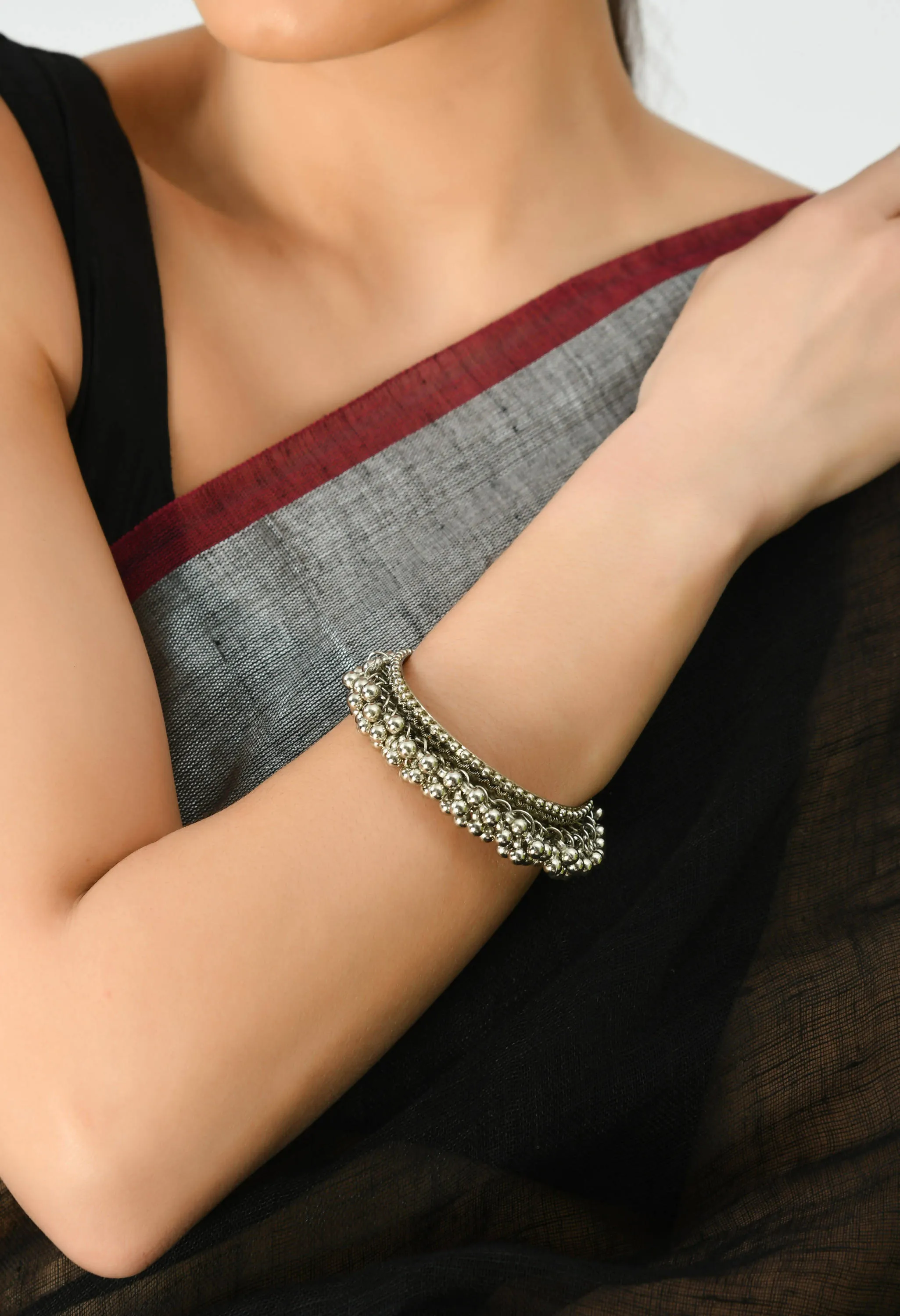 Johar Kamal Trendy Oxidized Ghungru Design Bracelets Jkbracelet_006