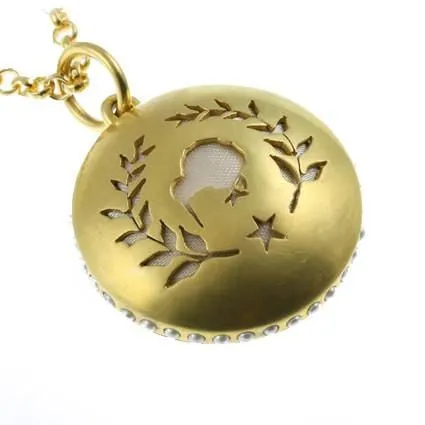 Kiwi Pendant Necklace