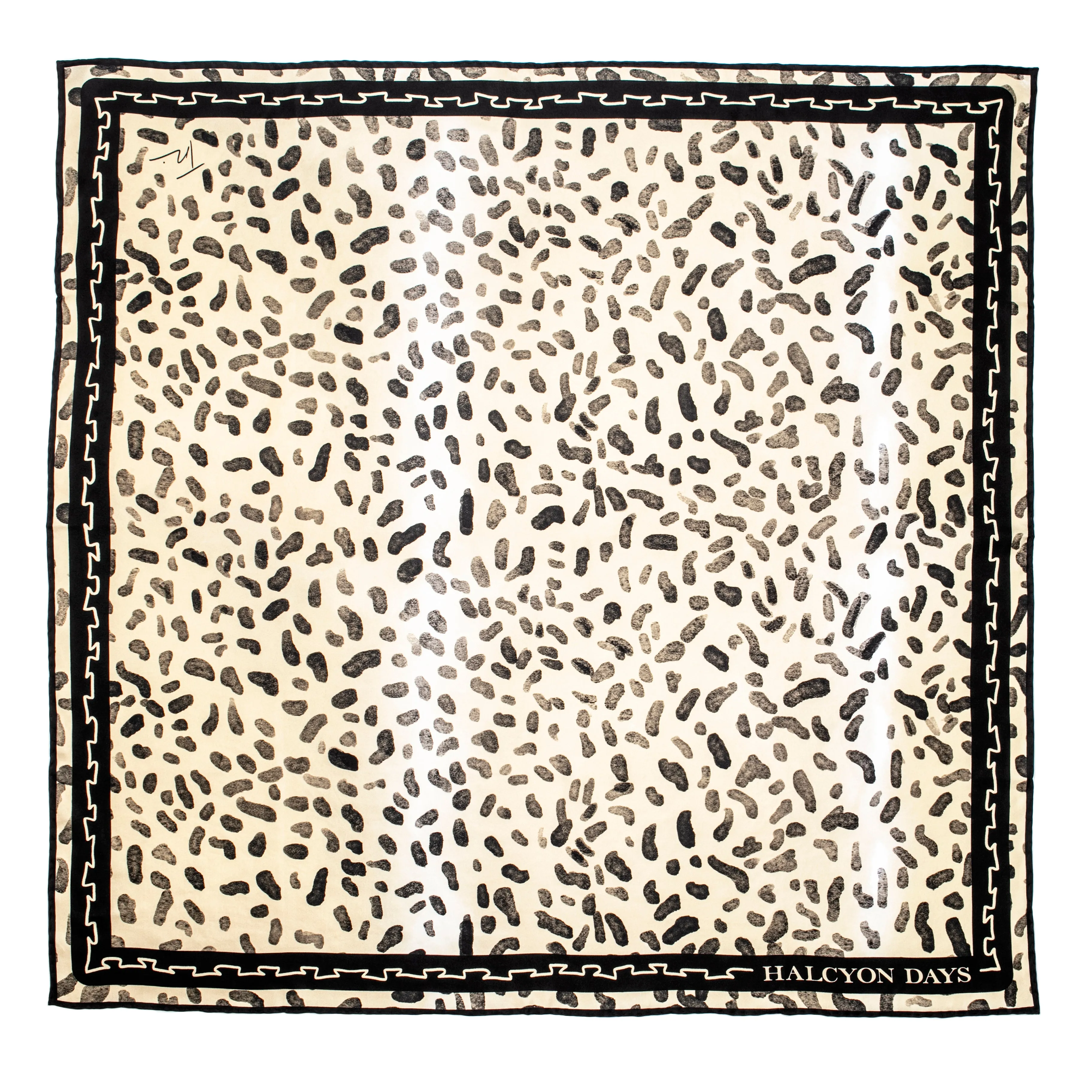 Leopard Print Silk Scarf