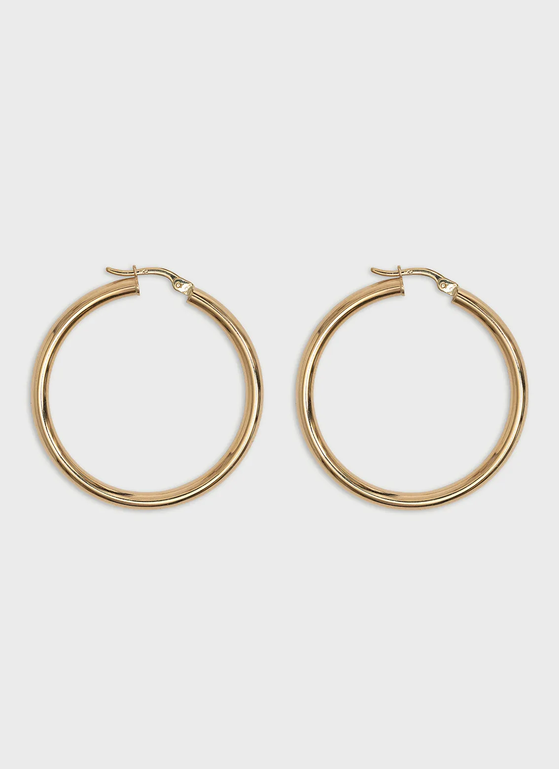 Logan hoop earrings 14k gold