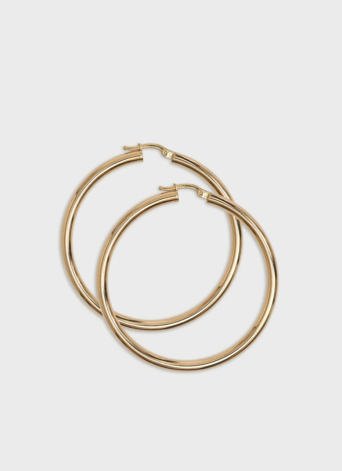 Logan hoop earrings 14k gold