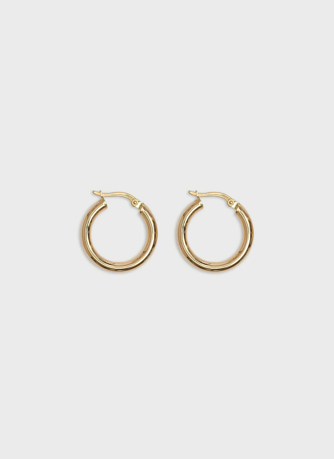 Logan hoop earrings 14k gold