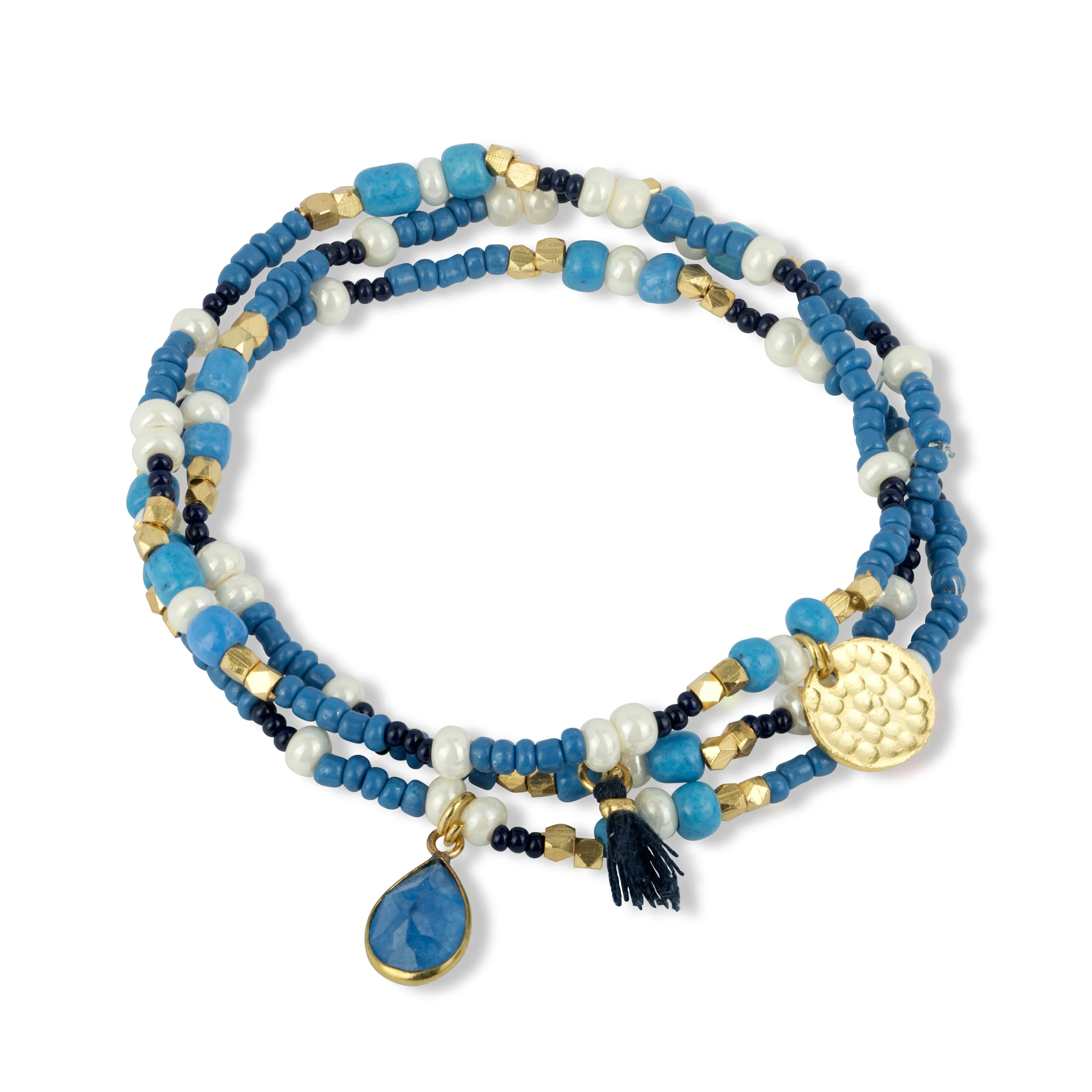 Luana Bracelet Set Blue