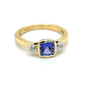 Mark Mcaskill Tanzanite & Diamond Dress Ring