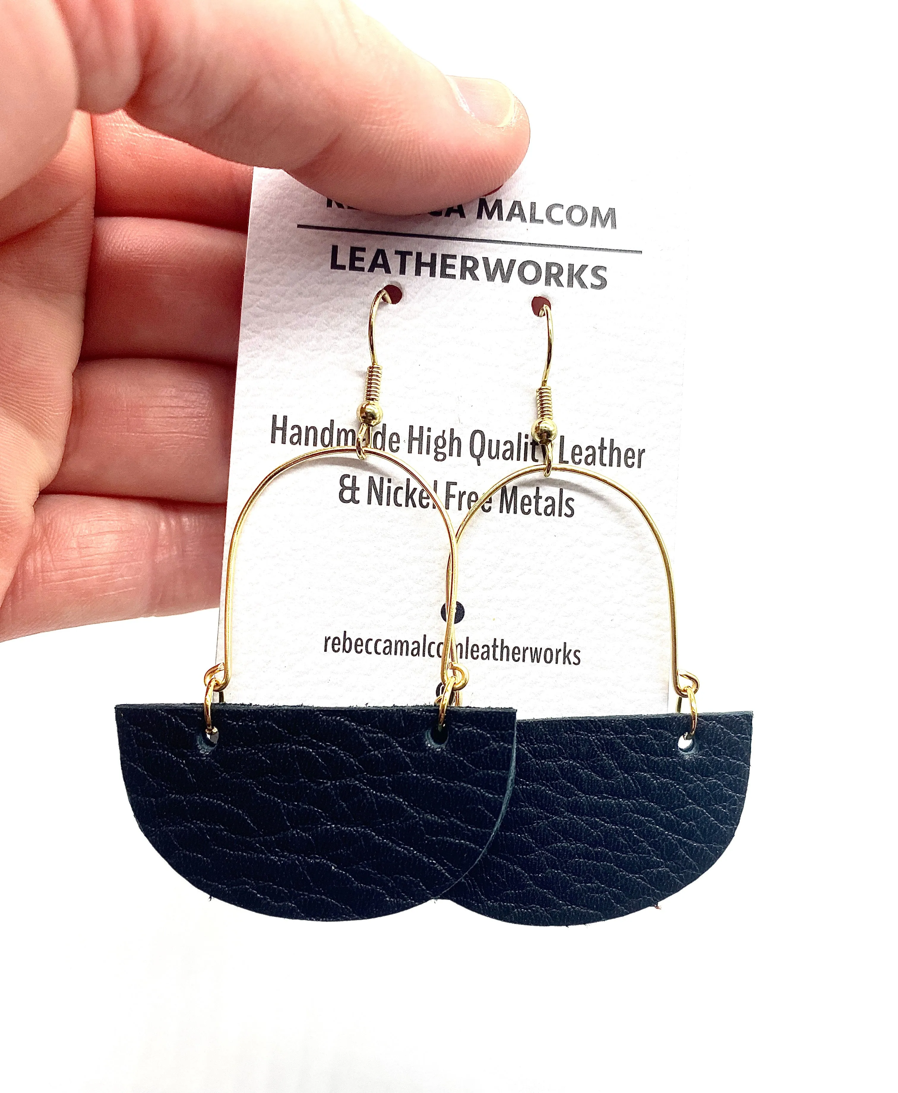 Mazzy Leather Earrings