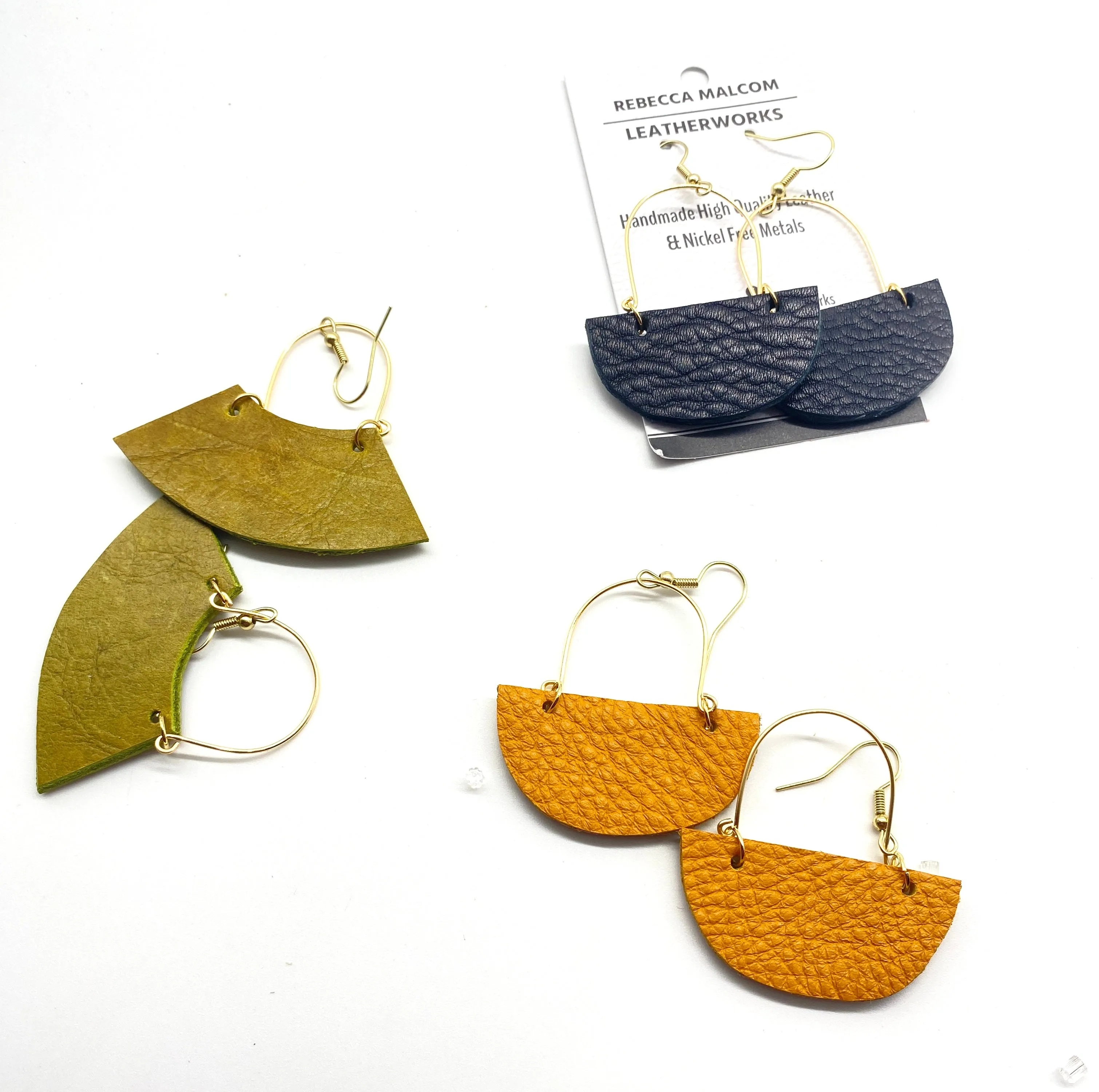 Mazzy Leather Earrings