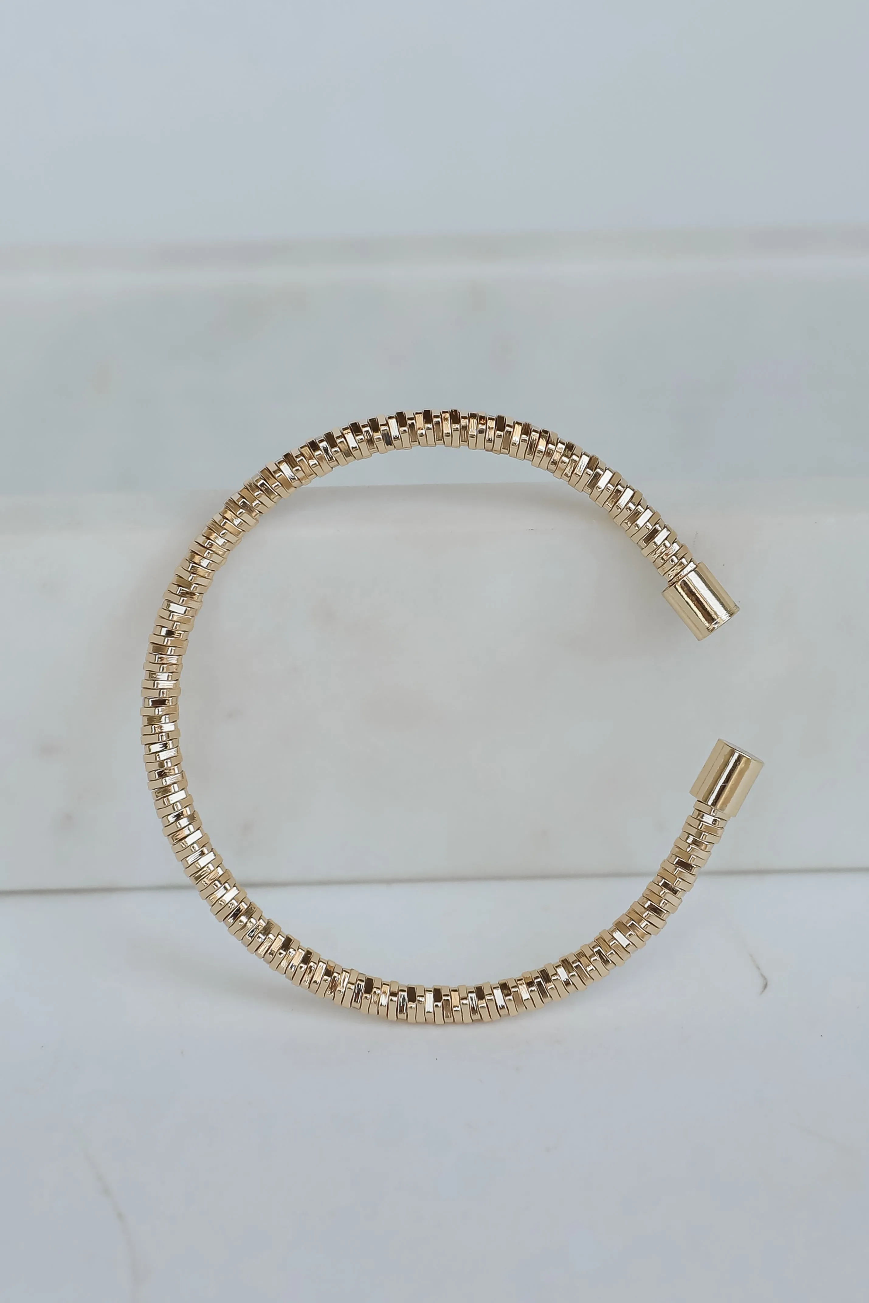 Mila Gold Cuff Bracelet