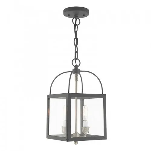 MILFORD 2 LIGHT CONVERTIBLE MINI PENDANT, SCANDINAVIAN GRAY