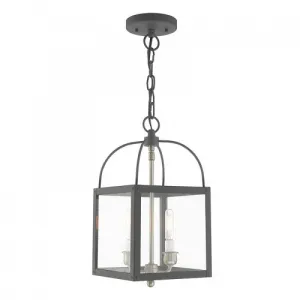 MILFORD 2 LIGHT CONVERTIBLE MINI PENDANT, SCANDINAVIAN GRAY