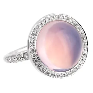 Mimi Milano Lavender Moonstone White Gold Diamond Ring