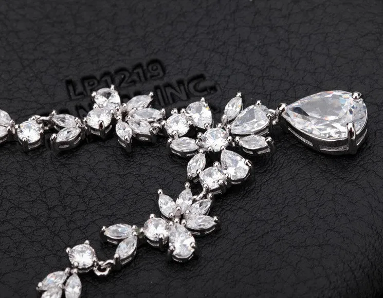 Modern Lady Luxury Bridal Jewelry Set