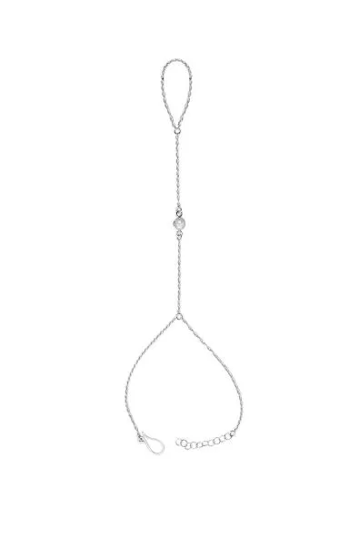 Nova Hand Chain - Clear Quartz