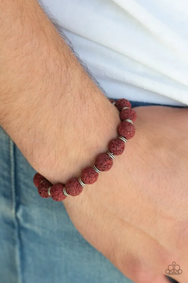 Paparazzi Bracelet ~ Luck - Red