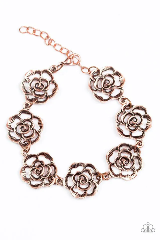 Paparazzi Bracelet ~ Nip It In The ROSEBUD - Copper