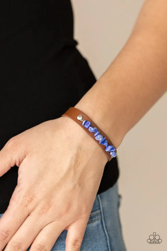 Paparazzi Bracelet ~ Pebble Paradise - Blue