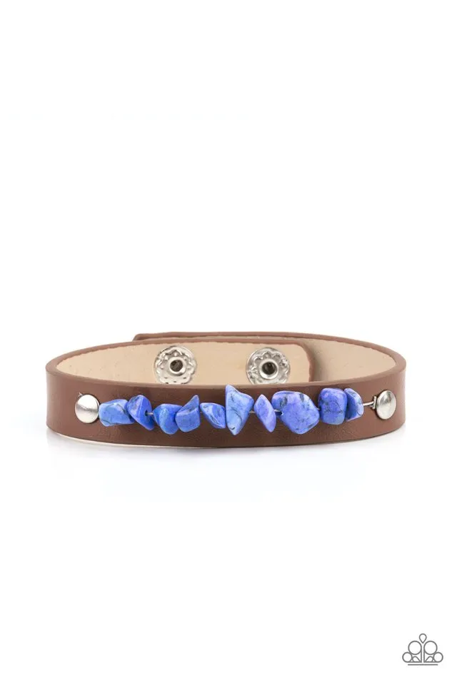 Paparazzi Bracelet ~ Pebble Paradise - Blue