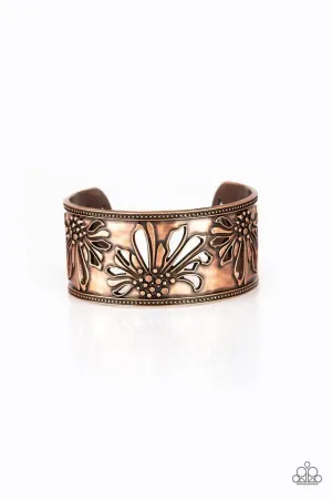 Paparazzi Bracelet ~ Where The WILDFLOWERS Are - Copper