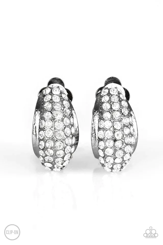 Paparazzi Earring ~ Revenue Avenue - Black