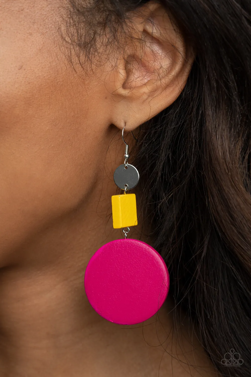 Paparazzi Modern Materials - Multi Earrings